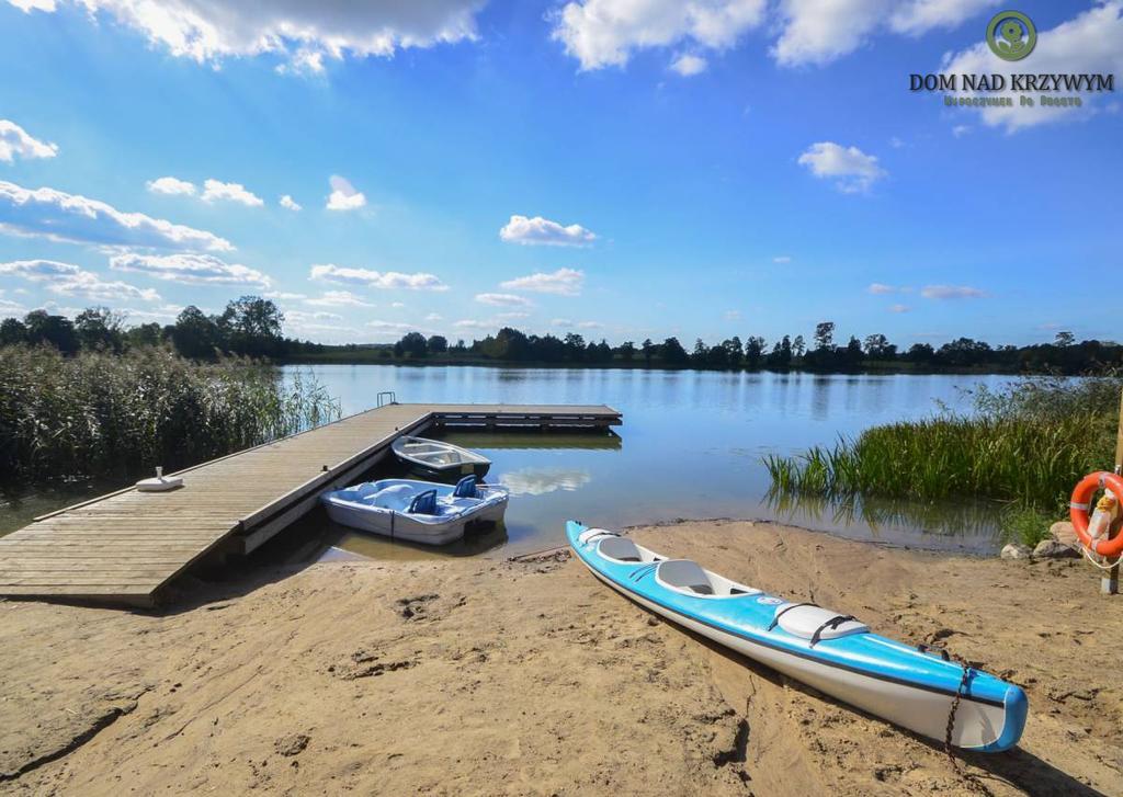 Dom Nad Krzywym - Prywatna Plaza, 2 Boiska, Sauna, Plac Zabaw Vila Krzywe  Exterior foto