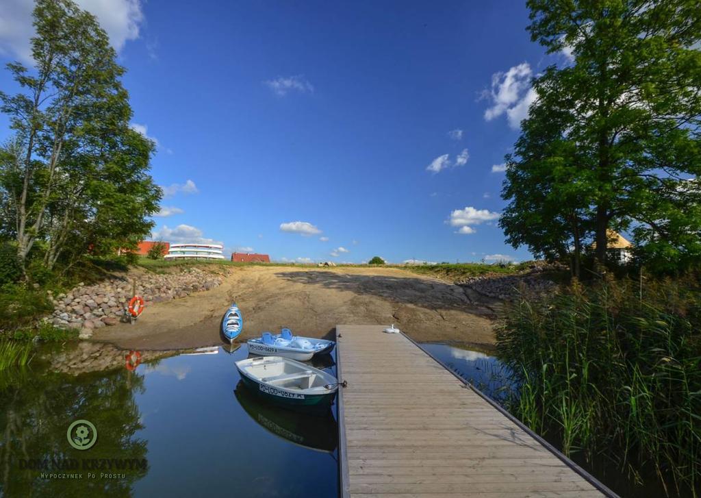 Dom Nad Krzywym - Prywatna Plaza, 2 Boiska, Sauna, Plac Zabaw Vila Krzywe  Exterior foto