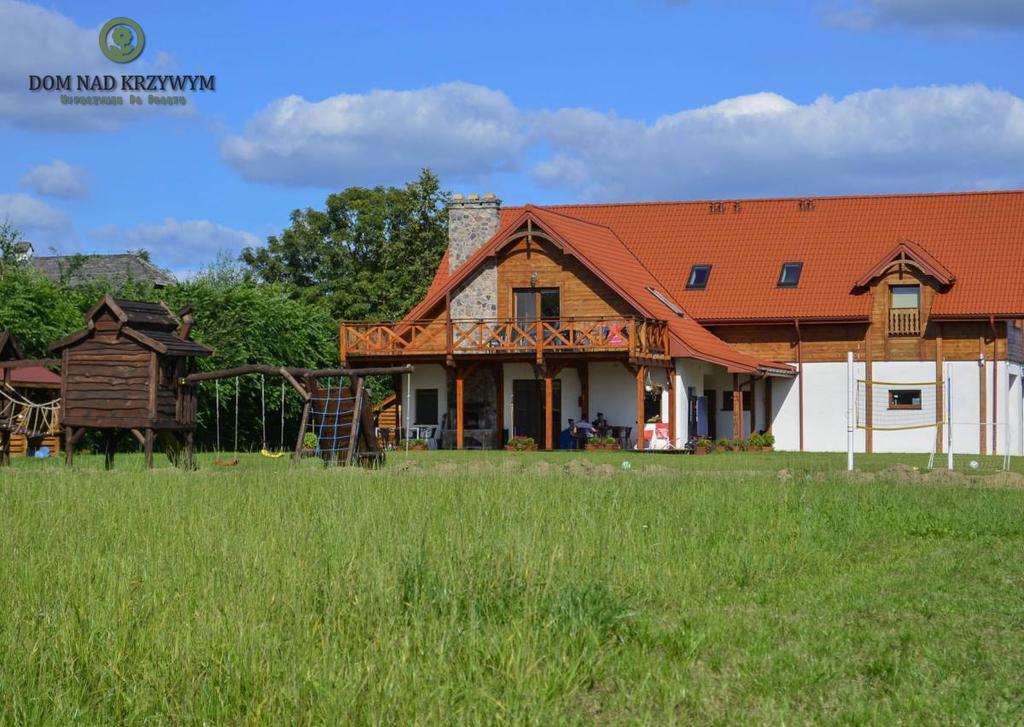 Dom Nad Krzywym - Prywatna Plaza, 2 Boiska, Sauna, Plac Zabaw Vila Krzywe  Exterior foto